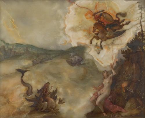 Hans von Aachen und auf der Reckseite die Entfesselung der Winde durch Aeolus oil painting picture